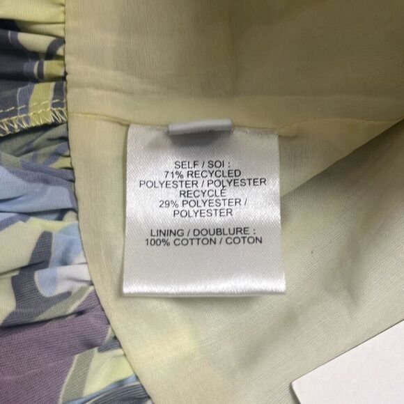 Tanya Taylor Claudette Asymmetrical Ruffle Peplum Top Sz 8 Zesty Multi NWT $395 - Picture 10 of 13